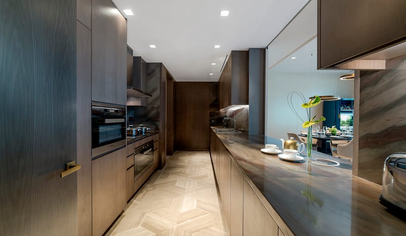 FIVE Palm Jumeirah Dubai-Four Bedroom Duplex Penthouse Suite Kitchen area_18703